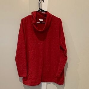 J Jill Cozy Red Women's Sweatshirt